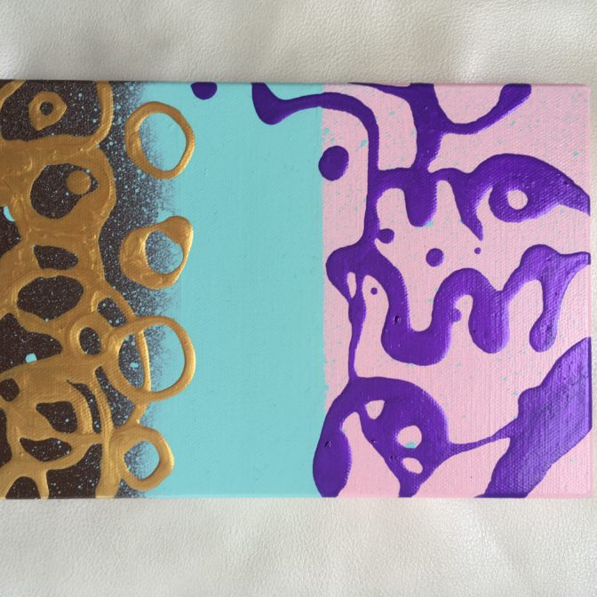 嬉しいを表現した絵