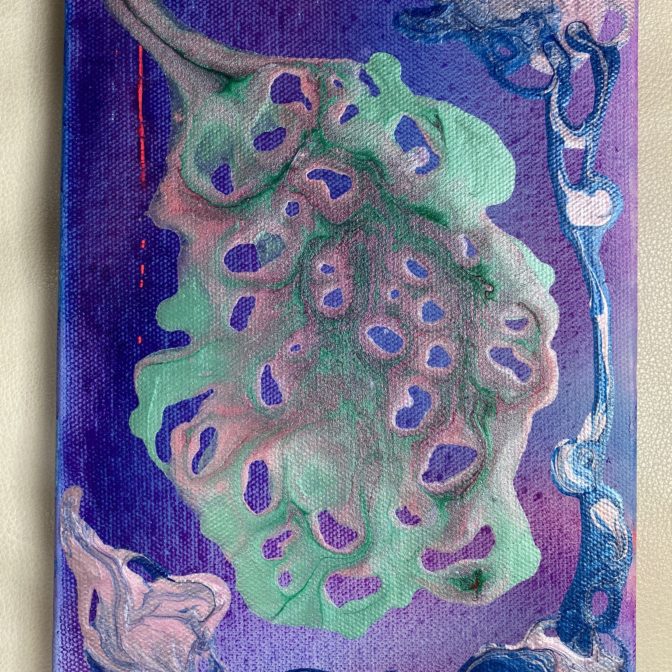 幻想的な葉の絵