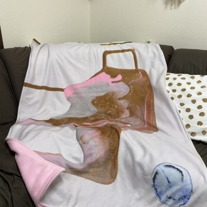 オリジナルアートブランケット