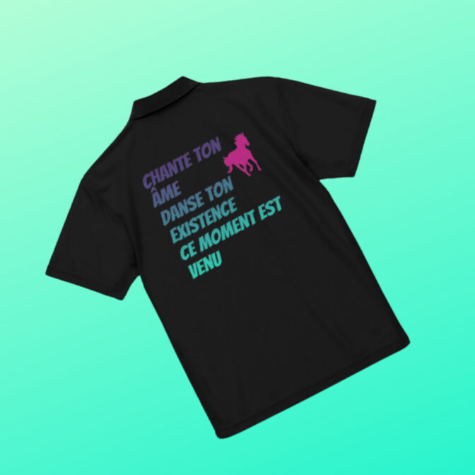 ポロシャツ背中